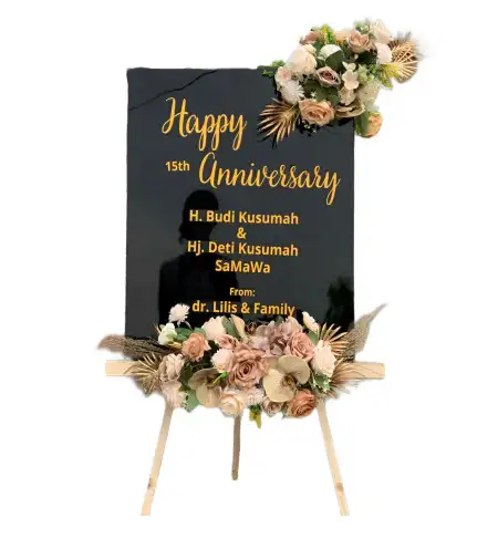 Papan Bunga Akrilik Abian Tubuh Baru