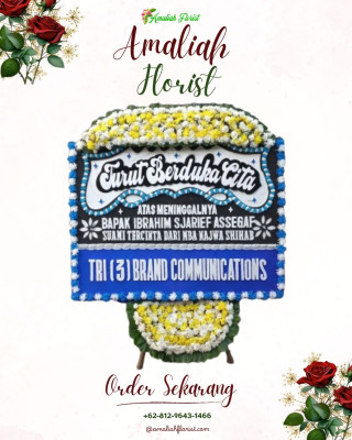 Papan Bunga Duka di Abian Tubuh Baru